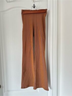Wilfred Wide-Leg Pants in Rust Brown